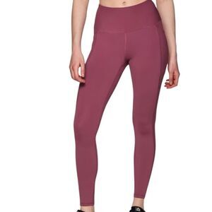 RBX Ultra Luxe Velvety Smooth Capri Leggings, Small, Rose Color, NWT